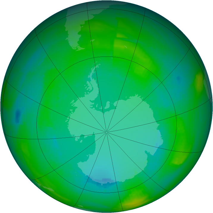 Ozone Map 1981-08-10